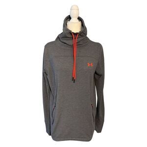 Under Armour slouch neck gray pullover - M